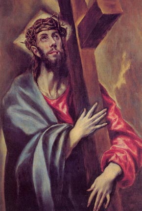 Эль Греко. Христос, несущий свой крест на Голгофу