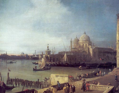 Каналетто. Вид на церковь Санта Мария Делла Салюте в Венеции