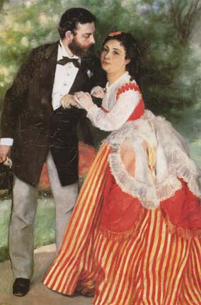 Ренуар. Альфред Сислей и его жена
